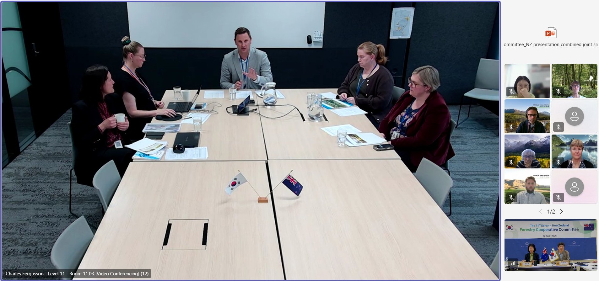KFS Discusses Wood Use and the Agricultural and Forestry Satellite with New Zealand 이미지2