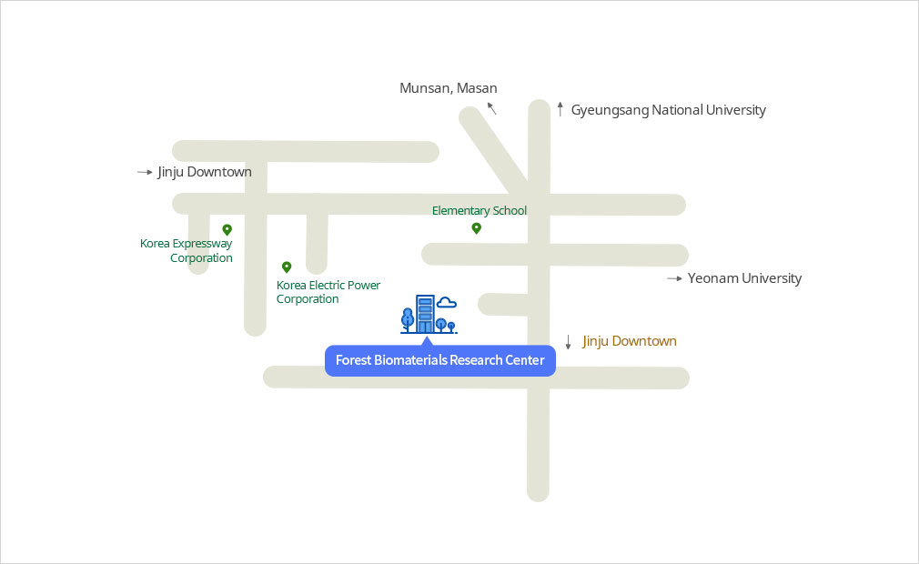 Forest Biomaterials Research Center map