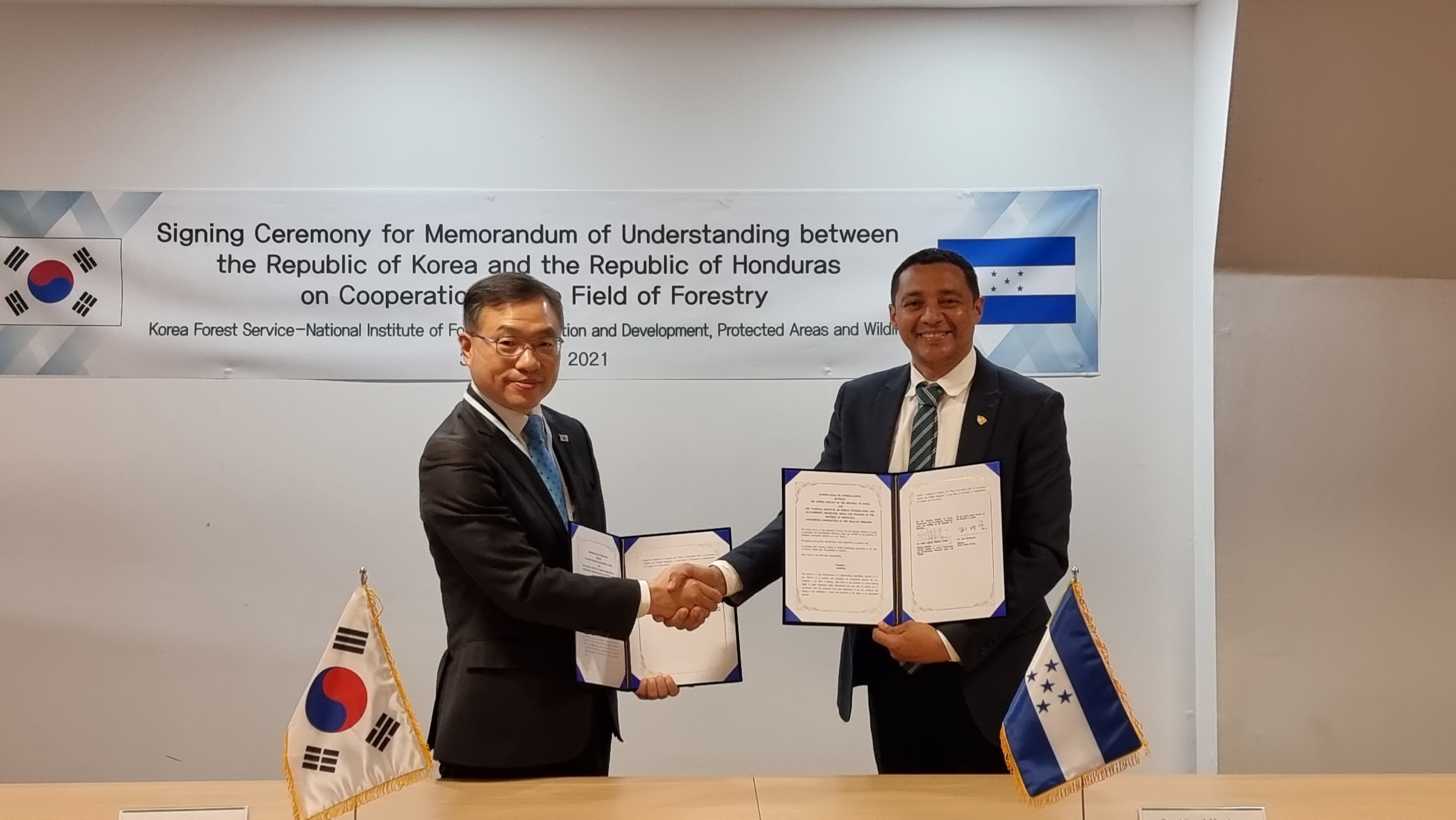 MOU Signing with Honduras
