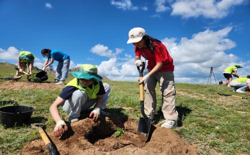 KFS Youth Program Leads Effort to Combat Desertification in Mongolias Gorkhi-Ter...